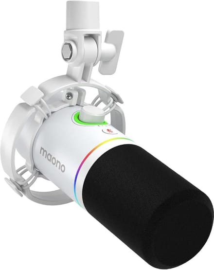 Maono Dynamic Microphone PD200x (white)