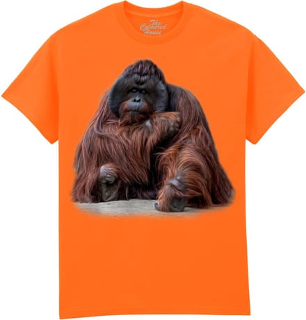 Orangoetan Wisdom Beyond Words - Orangutan The Coloured House T-shirt M