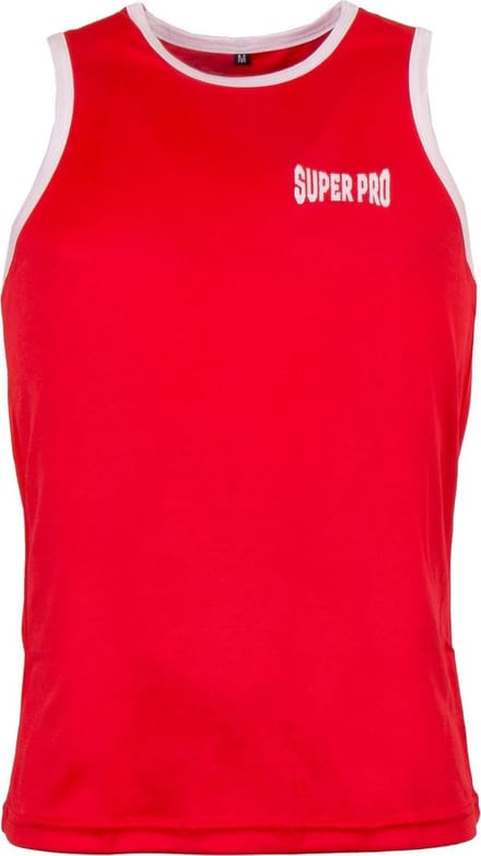 Super Pro Combat Gear Club Bokssinglet Rood/Wit Large