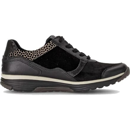 Gabor rollingsoft sensitive 76.977.67 - dames rollende wandelsneaker - Zwart - maat 40 (EU) 6.5 (UK)