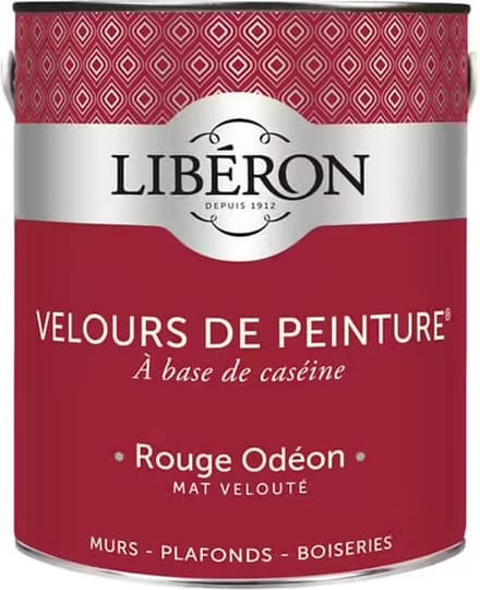 Liberon Velours De Peinture Muurverf - Mat - Rouge Odéon - 2,5l