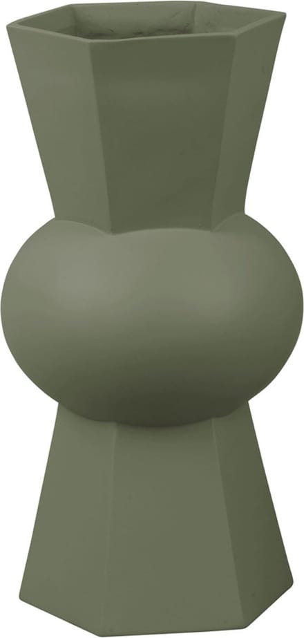 Present Time Vaas Geo Count - Jungle Groen - Ø14cm - Scandinavisch,Modern