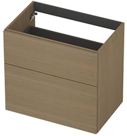 INK - Onderkast 2L A-sym Decor Tbv Grepen - 700x450x650 Mm - Olijf Eiken