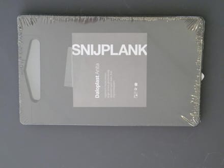 Snijplank kunststof Anita zwart 25x15cm