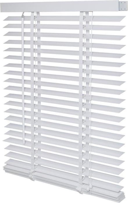 Timlux - Houten Jaloezie - 50 mm - WIT - 140x175cm