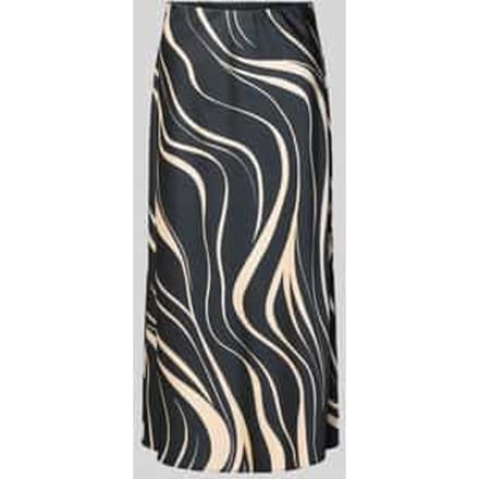 Regular fit midirok van viscosemix