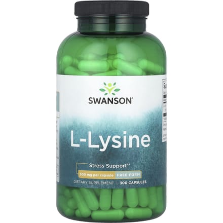 L-Lysine, 500 mg, 300 Capsules