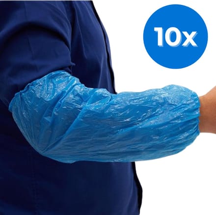 Romed pe mouwovertrek / mouwhoezen blauw - Set van 10 doosjes Romed