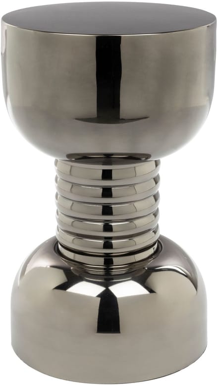 Bold Monkey Gonna Make You Sweat Bijzettafel Rond 29 cm Metaal Zilver