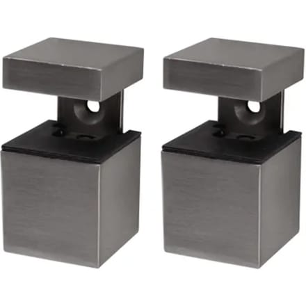 Duraline Plankdrager Clip Kubus Mini Geborsteld Nikkel