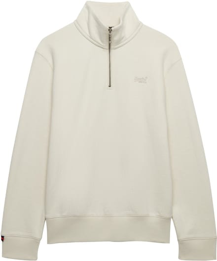 Superdry - Essential Logo Half Brushed Zip Hoodie - Heren - Hoodies