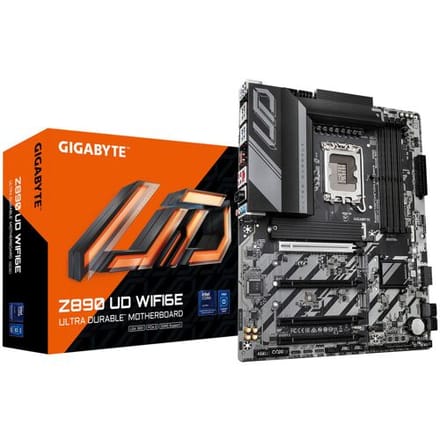 GIGABYTE Z890 UD WIFI6E Moederbord - Intel Z890 - Intel LGA1851 - DDR5 RAM - ATX