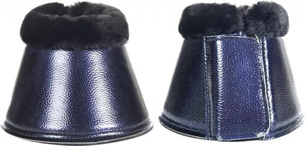 HKM springschoen Metalic - donkerblauw - S