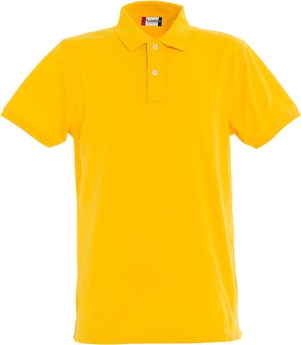 Clique Stretch Premium Polo 028240 - Lemon - XS