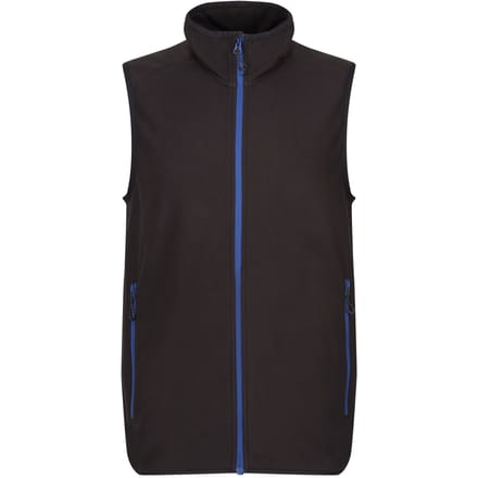 Regatta Heren Navigate Fleece Gilet (Zwart/Nieuw Royal)