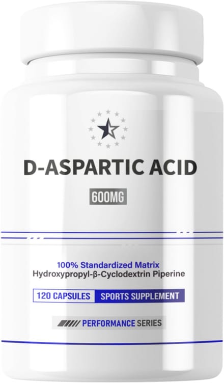 D-AA (D-Aspartic Acid) met HydroPerine™ - 120 Capsules -