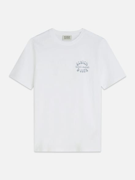 Scotch & Soda Left Chest Artwork Regular-Fit T-Shirt
