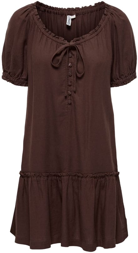 ONLY - ONLGOA SS LINEN SHORT DRESS CC PNT - Meisjes - Mini jurken