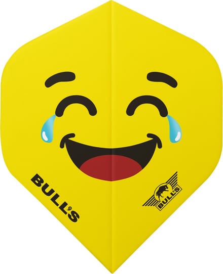 Bull's Smiley 100 Laugh Crying Std. - Dart Flights