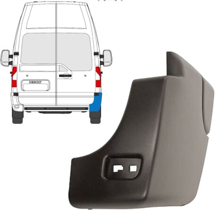 Achterbumper hoek voor Opel Movano 2010-2021 / Rechts