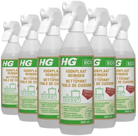 HG Eco Kookplaatreiniger - 6 x 500 ml - Voordeelverpakking