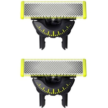Philips Bodycare Philips OneBlade QP420 / 50 Scheermes Zilver, Geel 2 stuk(s)