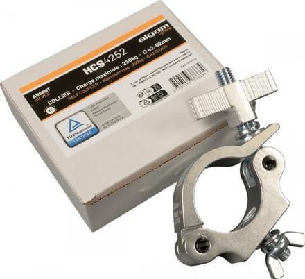 Ophangband voor frame - Bevestigingsklem - Podiumapparatuur - Verstelbare diameter - Max 250 kg - Aluminium