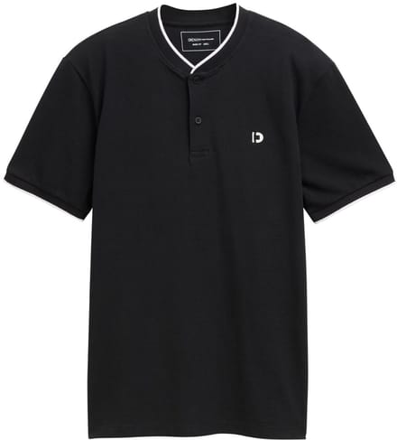 Tom Tailor Denim - Polo met bomberkraag - Maat XS - Black