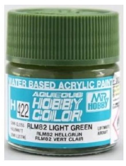 Gunze H-422 - RLM82 Dark Green Sg - Mr. Hobby Aqueous Modelbouwverf 10ml