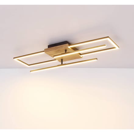 Globo - plafonniere - Kendra - zwart - metaal - LED - 67276-24