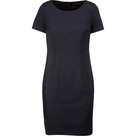 Jurk Dames 44 NL (46 FR) Kariban Navy 64% Polyester, 34% Viscose, 2% Elasthan