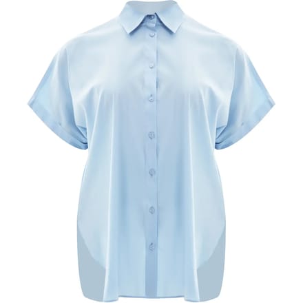 Popeline Blouse Dames Mat Fashion