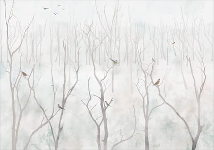 Fotobehang - Winter Forest.