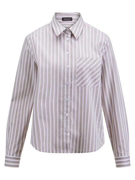 Blouse lange mouwen Van BASLER wit