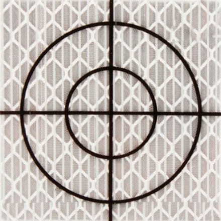 Meetstickers - 50x50mm - Reflecterend - Wit