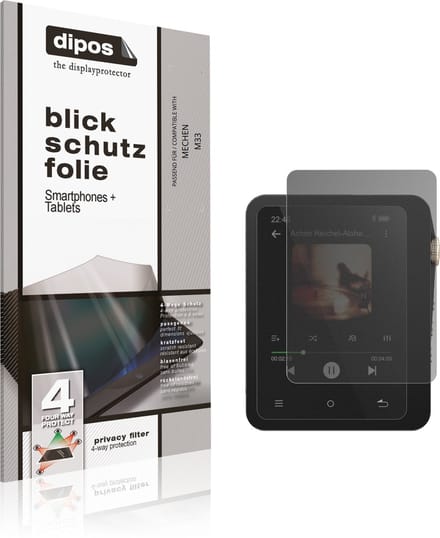 dipos – Matte Privacy Screenprotector geschikt voor MECHEN M33 | Anti-Spy Beschermfolie