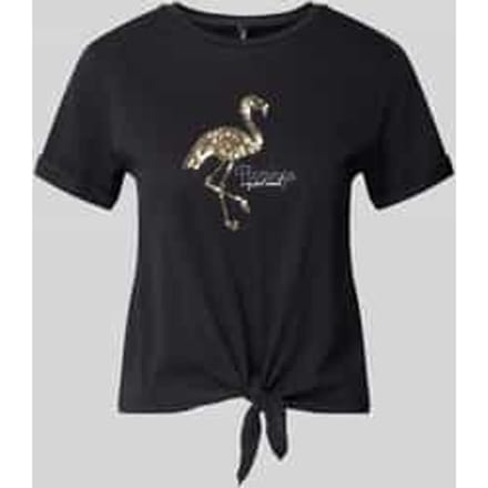 ONLY - ONLDORA S/S KNOT FOLD-UP TOP JRS Dames T-shirt