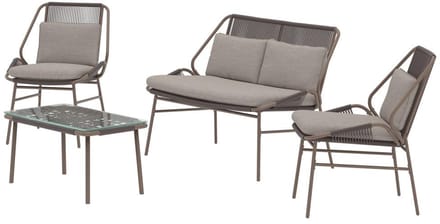 Svea - Sergio loungeset - bruin/bruin