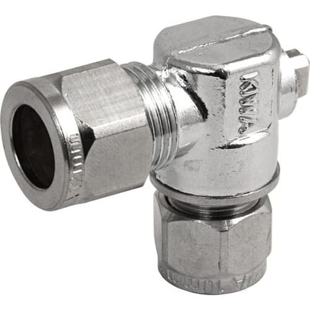 BPE mini kogelkraan haaks 2x knel 12x10