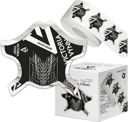 Victoria Vynn Sjablonen - Salon Nail Forms  Zwart 100 St.