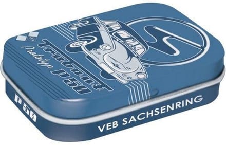 Trabant Prototype P50 Pepermunt Doosje Inclusief Mints mint box 4 x 6 cm