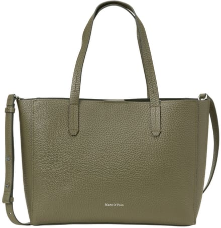 Marc O'Polo Schoudertas Busin Shopper Dark Mossy Olive Donkergroen