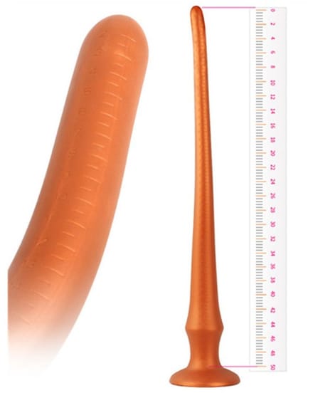 Lange Anaal Dildo L Sillicone 50 x 1.9 CM