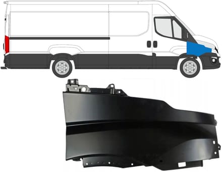 Voorste spatbord voor Iveco Daily 2014-2016 / Rechts
