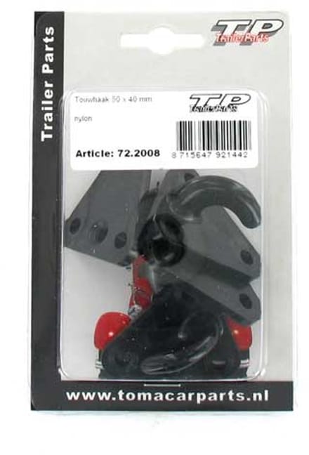 Touwhaak 50 x 40 mm - nylon