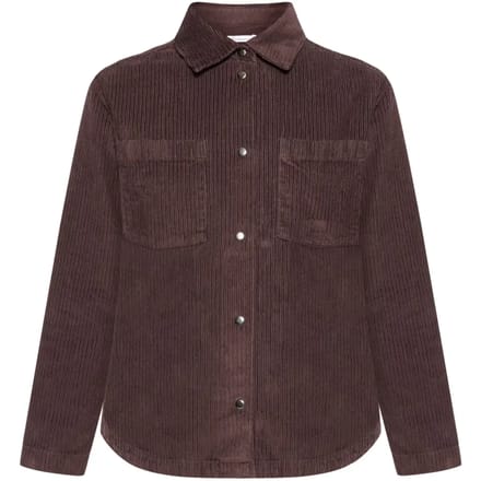 Damesoverhemd met lange mouwen KnowledgeCotton Apparel Irregular corduroy