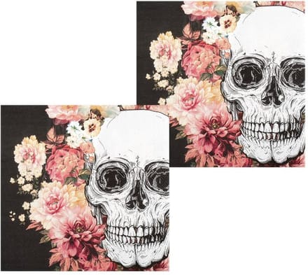 Halloween Servetten Day of The Dead Versiering 12 stuks