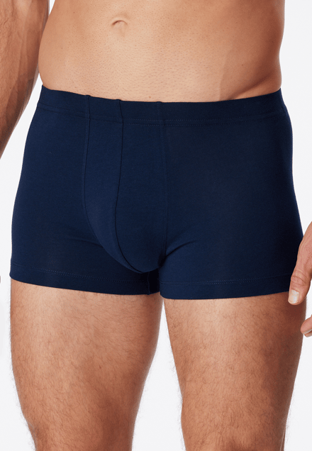 SCHIESSER 95/5 Essentials 3 PACK Shorts - Heren Onderbroek donkerblauw