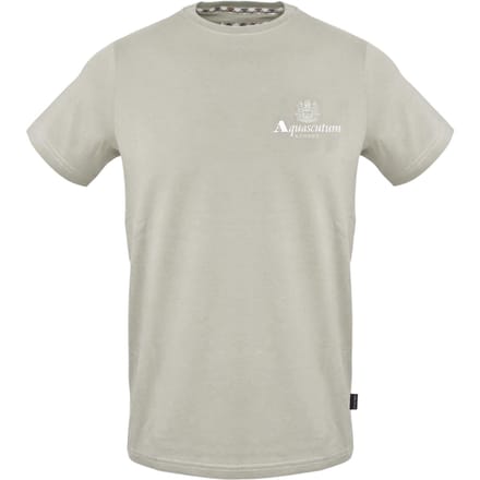 Aquascutum Heren borst Logo T-Shirt (Grijs)