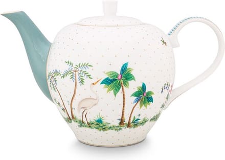 Pip Studio Jolie Dots Theepot - Servies - Theekan - Goud - 1.6l